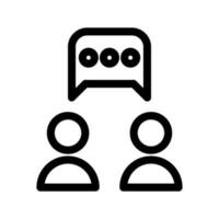 Conversation Icon Vector Symbol Design Illustration