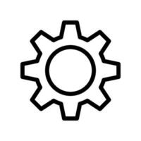 Settings Icon Vector Symbol Design Illustration