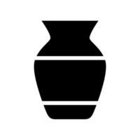 florero icono vector símbolo diseño ilustración