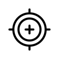 objetivo icono vector símbolo diseño ilustración