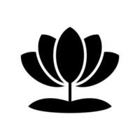 Lotus Icon Vector Symbol Design Illustration