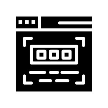 codificación icono vector símbolo diseño ilustración