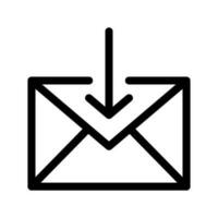 Inbox Icon Vector Symbol Design Illustration