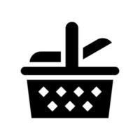 Basket Icon Vector Symbol Design Illustration