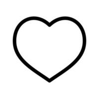 Heart Icon Vector Symbol Design Illustration