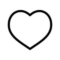 Heart Icon Vector Symbol Design Illustration