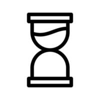 relojes de arena icono vector símbolo diseño ilustración