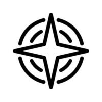 Compass Icon Vector Symbol Design Illustration
