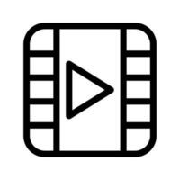 Video Icon Vector Symbol Design Illustration