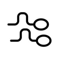 Sperm Icon Vector Symbol Design Illustration