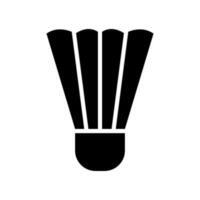 Shuttlecock Icon Vector Symbol Design Illustration