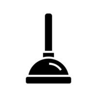 Plunger Icon Vector Symbol Design Illustration