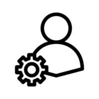 Manager Icon Vector Symbol Design Illustration