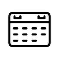 Calendar Icon Vector Symbol Design Illustration