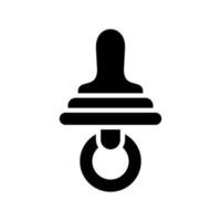 bebé botella icono vector símbolo diseño ilustración
