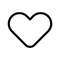 Heart Icon Vector Symbol Design Illustration