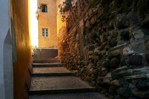 Discover the charm of an ancient in Guanajuato town with historic houses, colorful streets, and timeless architecture photo