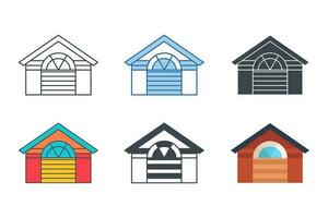 Garage icon symbol template for graphic and web design collection logo vector illustration