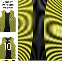 Abstract striped line concept vector jersey pattern template for printing or sublimation sports uniforms football volleyball basketball e-sports cycling and fishing Free Vector.