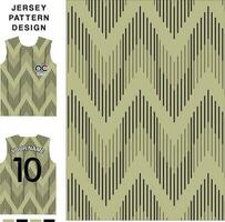 resumen a rayas zigzag concepto vector jersey modelo modelo para impresión o sublimación Deportes uniformes fútbol americano vóleibol baloncesto e-sports ciclismo y pescar gratis vector.