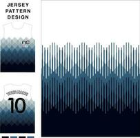 plantilla de patrón de jersey de vector de concepto abstracto para imprimir o sublimar uniformes deportivos fútbol voleibol baloncesto e-sports ciclismo y pesca vector libre.