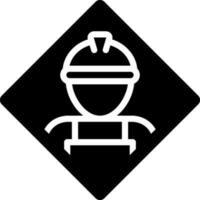 solid icon for safety vector