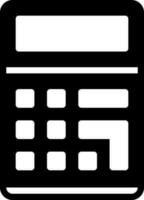 solid icon for calculate vector