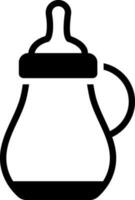 solid icon for sippy cup vector