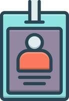 color icon for name vector