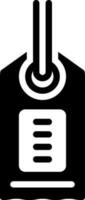 sólido icono para etiqueta vector