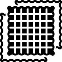 solid icon for fabric vector
