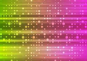 Glowing shiny tech abstract background with circle particles vector