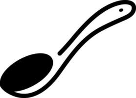 solid icon for tablespoon vector