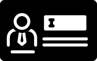 solid icon for name vector