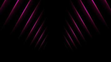 Purple glowing neon lines abstract background vector