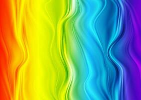 Colorful iridescent abstract wavy background vector