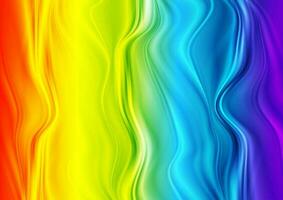 Colorful iridescent abstract wavy background vector