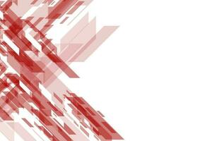 Bright red hi-tech geometric background vector