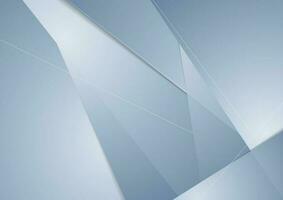 Abstract blue technology polygonal corporate background vector