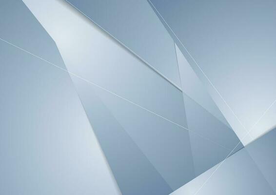 Abstract blue technology polygonal corporate background