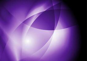 Dark violet purple abstract smooth waves background vector