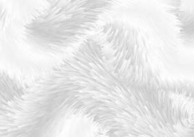 Grey white abstract fluffy fur background vector