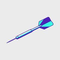 Dart isometric vector icon illustration