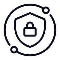 Cyber security Icon Illustration vector