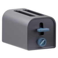 Toaster Electronic Appliances 3D Illustration png