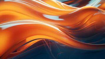 3D Fluid Abstract Technology Background, . photo