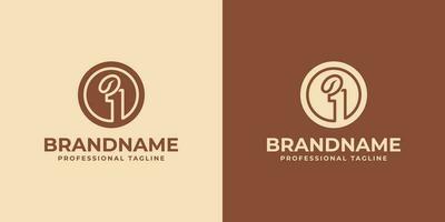 Number One Coffee Logo, suitable for business related to coffee. vector