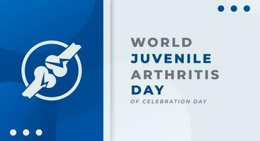 World Juvenile Arthritis Day Celebration Vector Design Illustration for Background, Poster, Banner, Advertising, Greeting Card