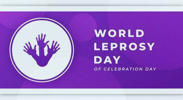 World Leprosy Day Celebration Vector Design Illustration for Background, Poster, Banner, Advertising, Greeting Card