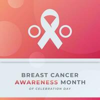 World breast cancer awareness and prevention Day Celebration Vector Design Illustration for Background, Poster, Banner, Advertising, Greeting Card